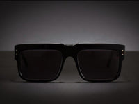 WILDE 168 BLACK CLASSIC POLISHED SUNGLASSES