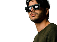 WILDE 168 BLACK CLASSIC POLISHED SUNGLASSES