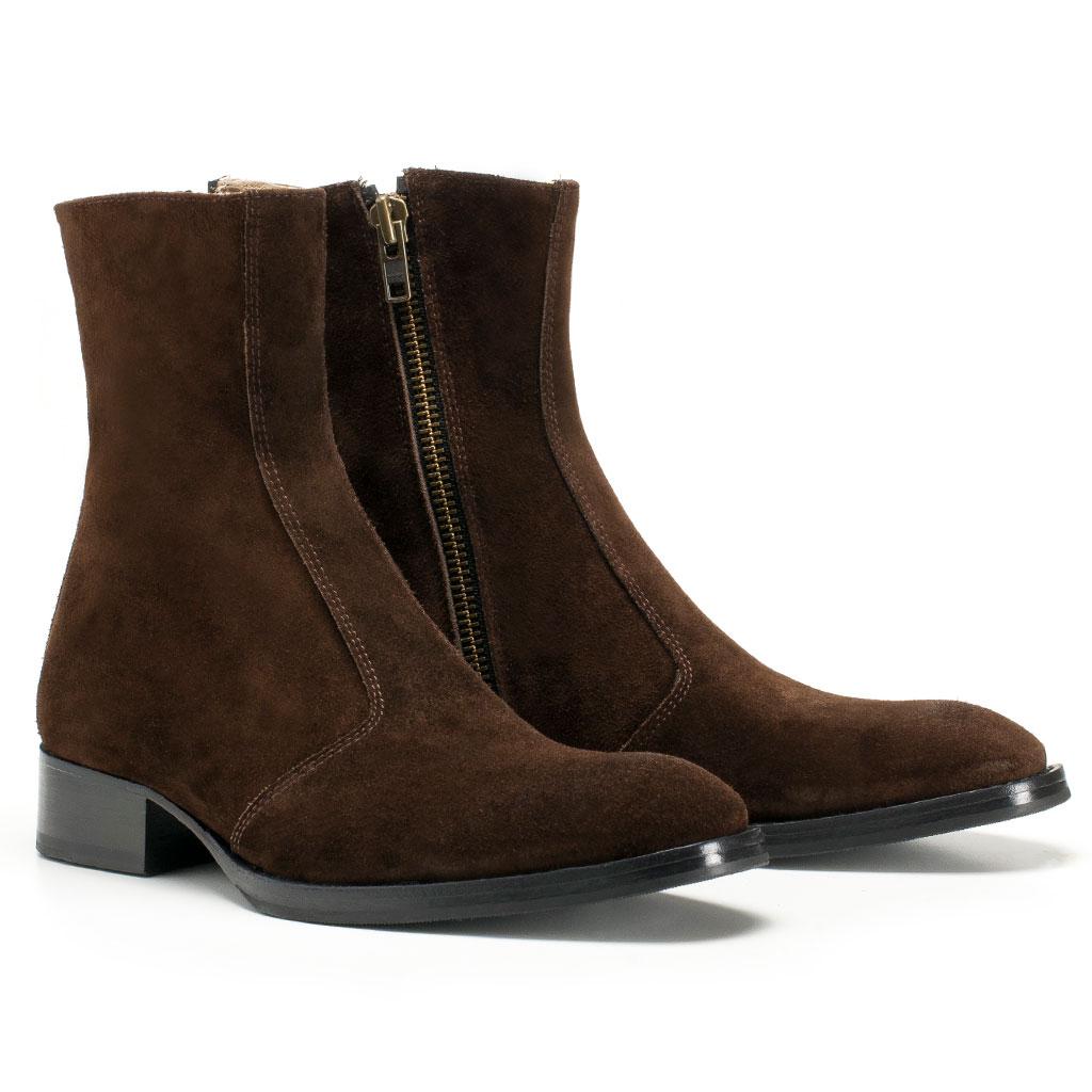 THE MORRISON BOOT DARK BROWN SUEDE