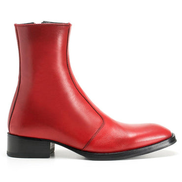 THE MORRISON BOOT RED LEATHER