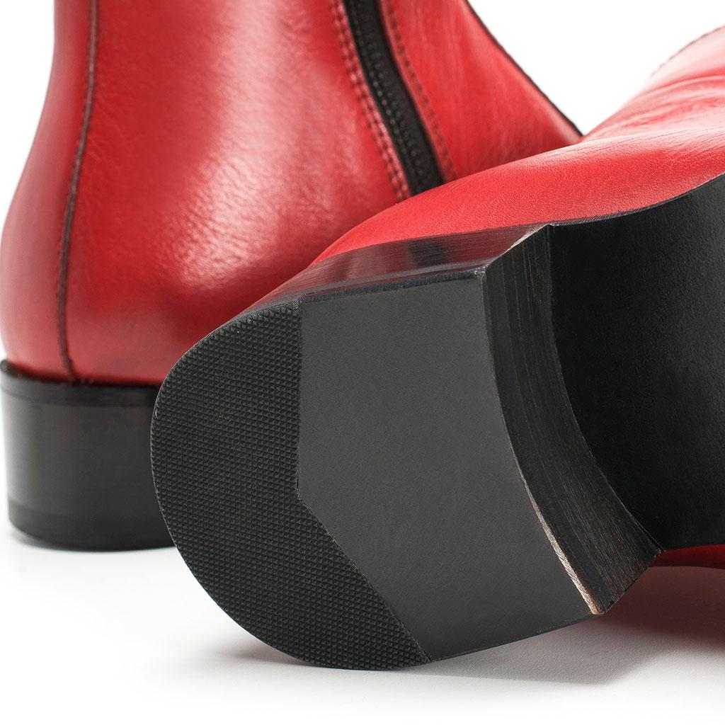 THE MORRISON BOOT RED LEATHER