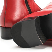 THE MORRISON BOOT RED LEATHER