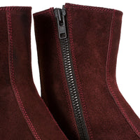 THE MORRISON BOOT BURGUNDY SUEDE