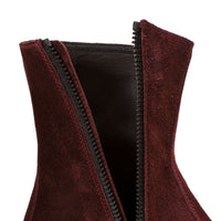 THE MORRISON BOOT BURGUNDY SUEDE