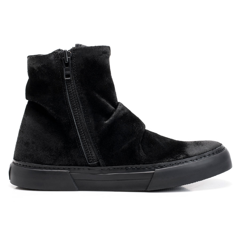 LAB309 Boots, Zorra Stereo, Double side Zip boot, Leather, Suede