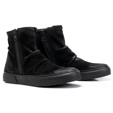 LAB309 Boots, Zorra Stereo, Double side Zip boot, Leather, Suede