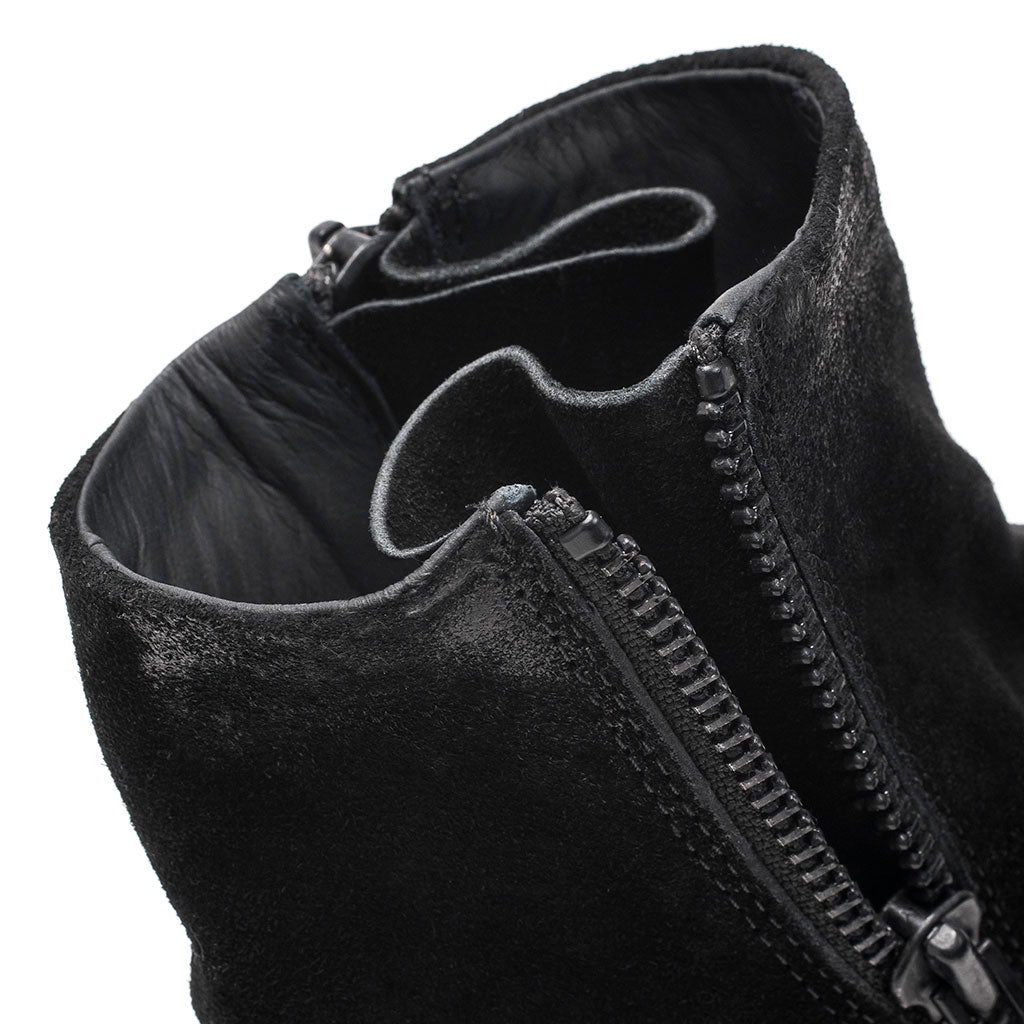 LAB309 Boots, Zorra Stereo, Double side Zip boot, Leather, Suede