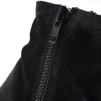 LAB309 Boots, Zorra Stereo, Double side Zip boot, Leather, Suede