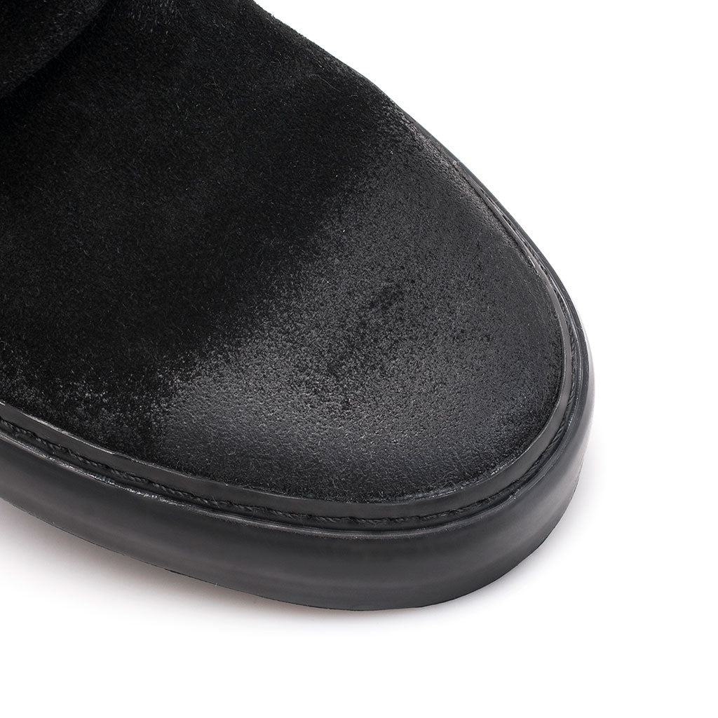 LAB309 Boots, Zorra Stereo, Double side Zip boot, Leather, Suede