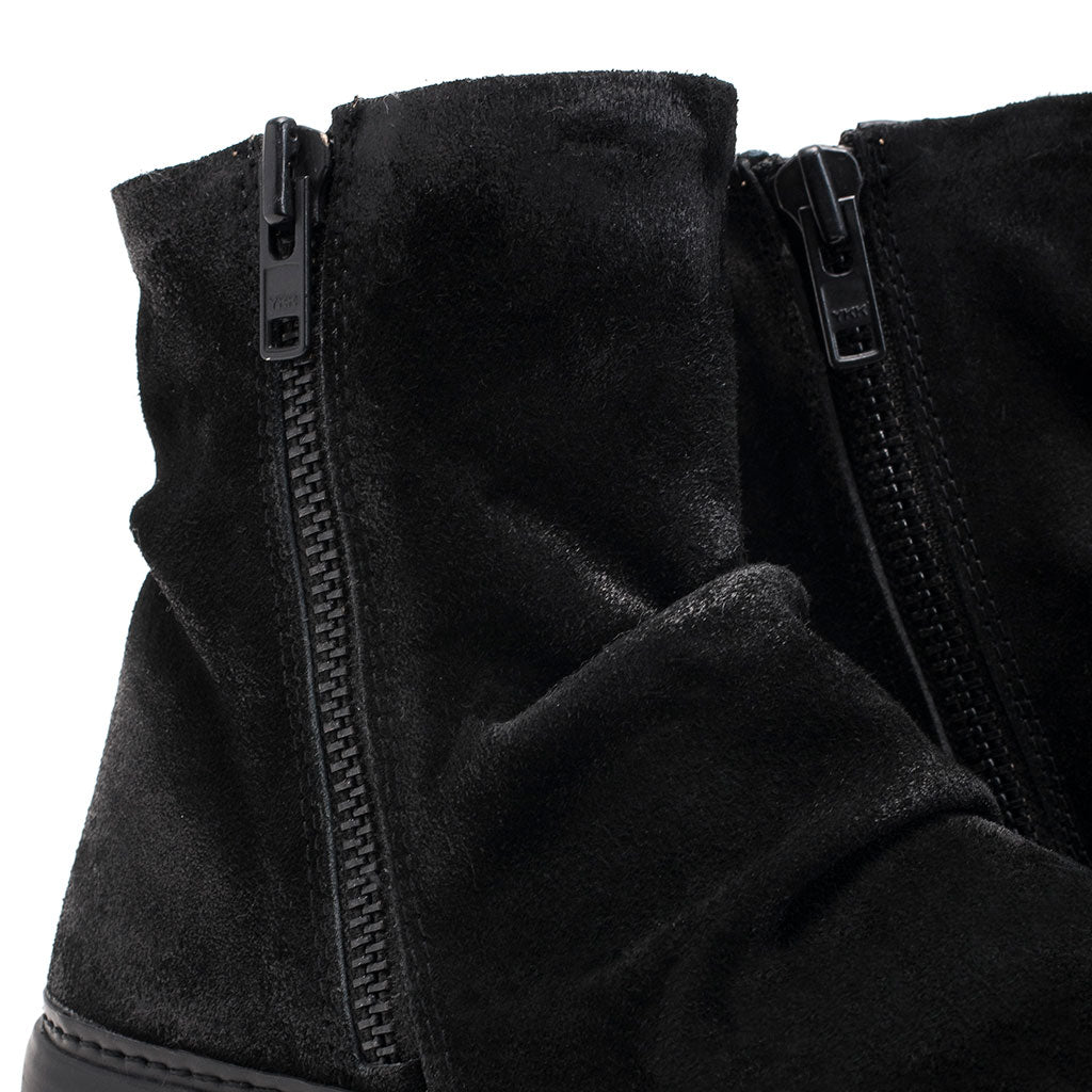 LAB309 Boots, Zorra Stereo, Double side Zip boot, Leather, Suede