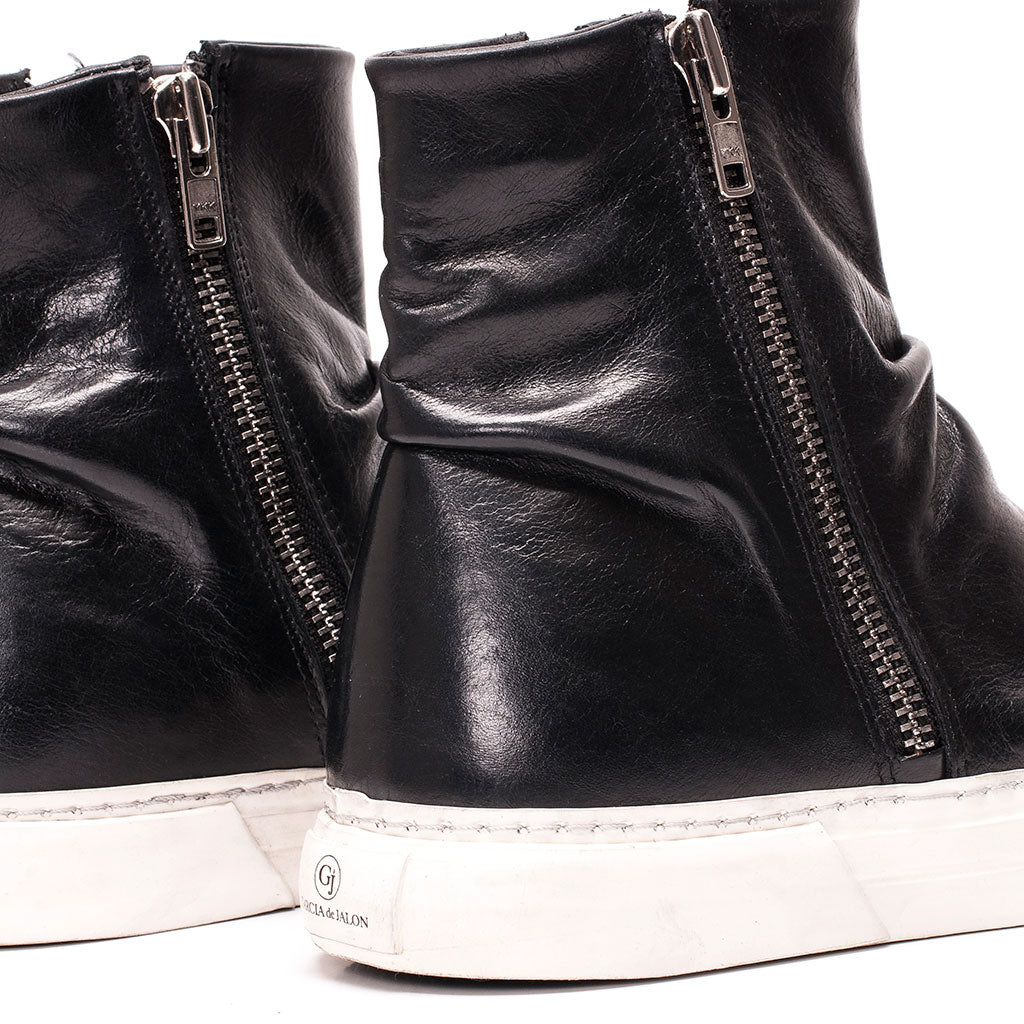 LAB309 Boots, Ciro Boot, Double side Zip boot, Leather, Suede