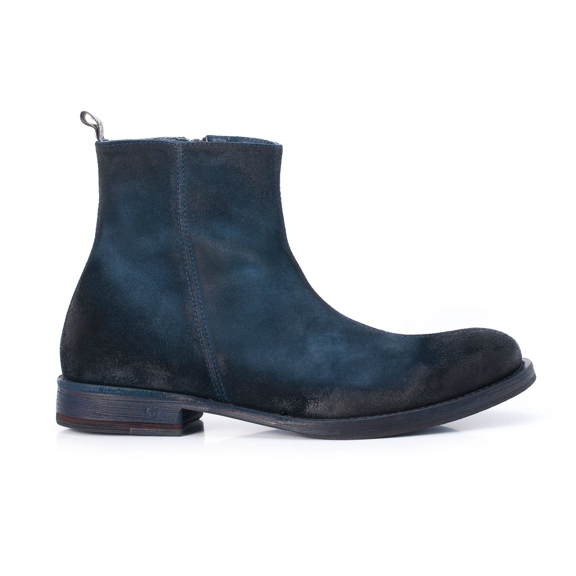 Sally baker Boot, LAB309NY, LAB309NY boot, leather boot, suede boot, Blue Suede Boot