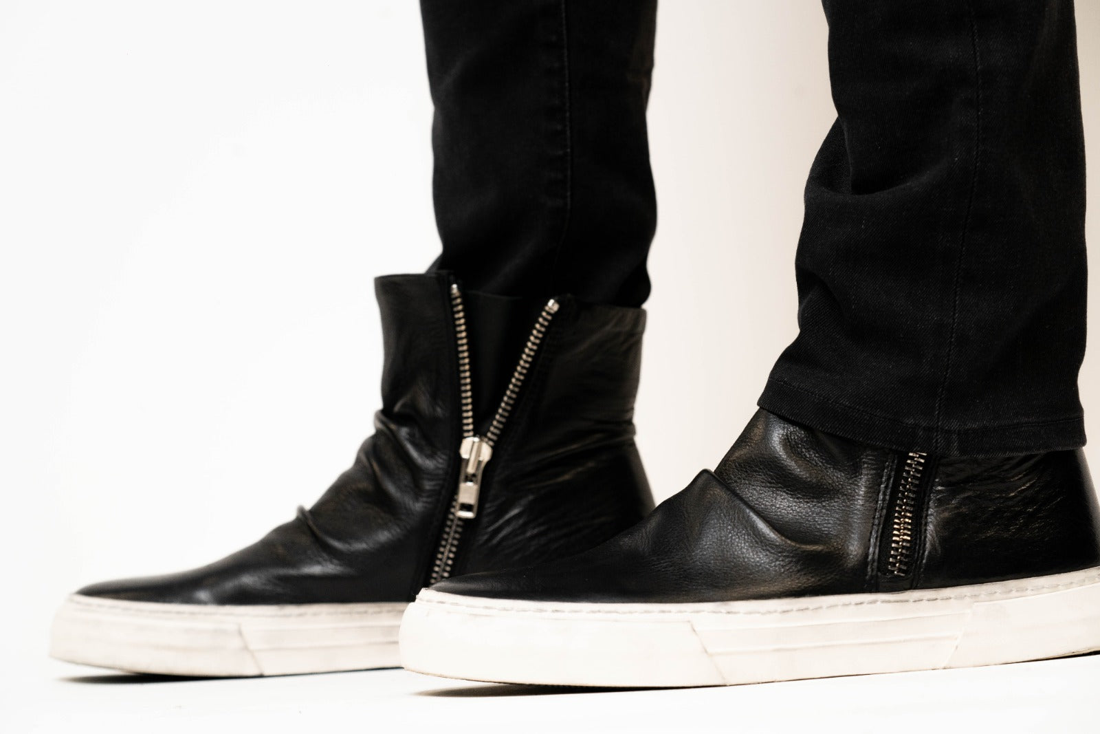 Zorra Stereo Boot, LAB309 boots, suede boots for men, double side zip boots, Orlando Palacios, Worth and Worth, NY, NYC, hat maker, Ciro Boot, Leather boot