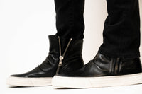 Zorra Stereo Boot, LAB309 boots, suede boots for men, double side zip boots, Orlando Palacios, Worth and Worth, NY, NYC, hat maker, Ciro Boot, Leather boot