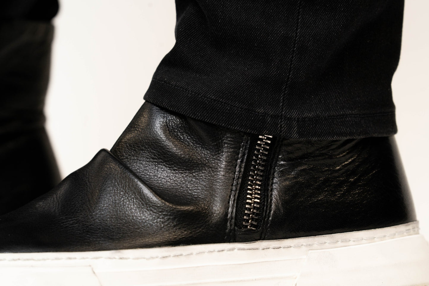 Zorra Stereo Boot, LAB309 boots, suede boots for men, double side zip boots, Orlando Palacios, Worth and Worth, NY, NYC, hat maker, Ciro Boot, Leather boot