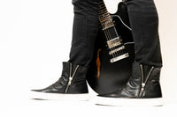 Zorra Stereo Boot, LAB309 boots, suede boots for men, double side zip boots, Orlando Palacios, Worth and Worth, NY, NYC, hat maker, Ciro Boot, Leather boot