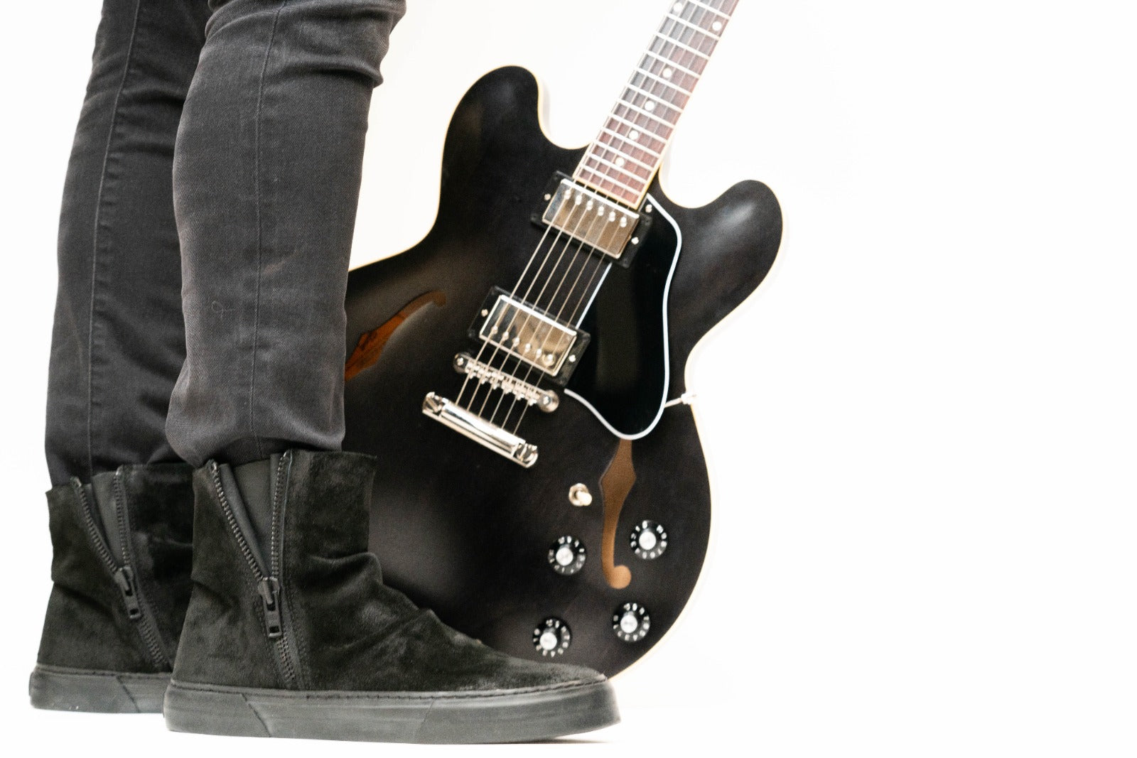 Zorra Stereo Boot, LAB309 boots, suede boots for men, double side zip boots 